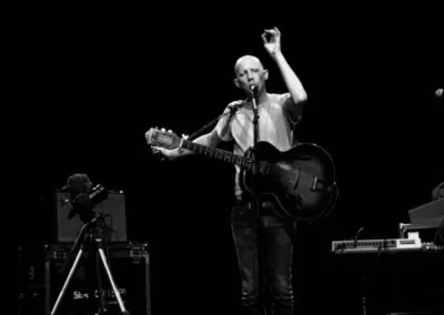 Photos live, Glabre live, solo musical, guitare, chant, pédales de boucle